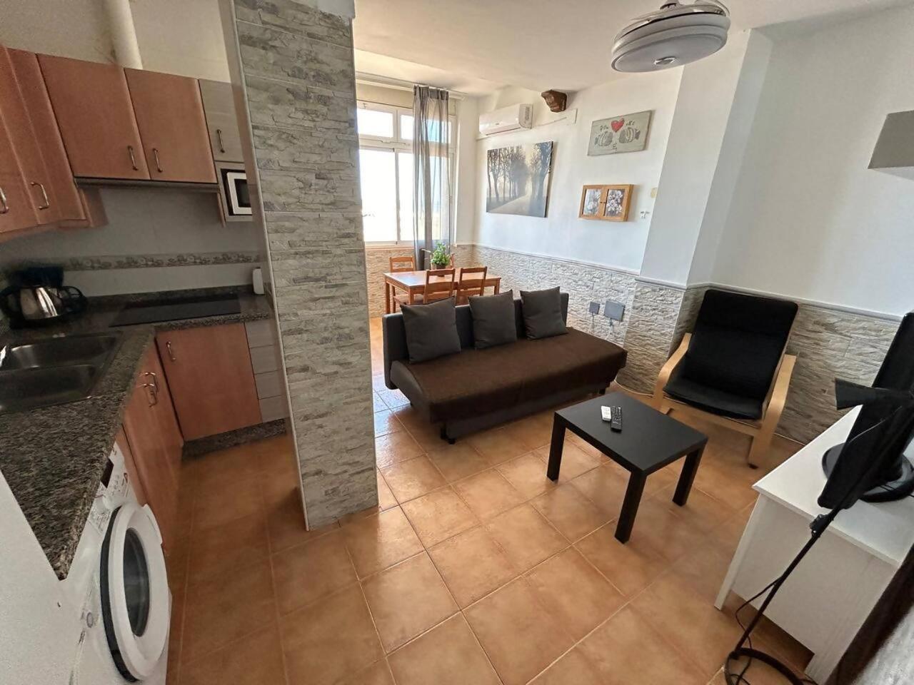 Apartamento Frente Al Mar Pedregalejo Málaga Exterior foto